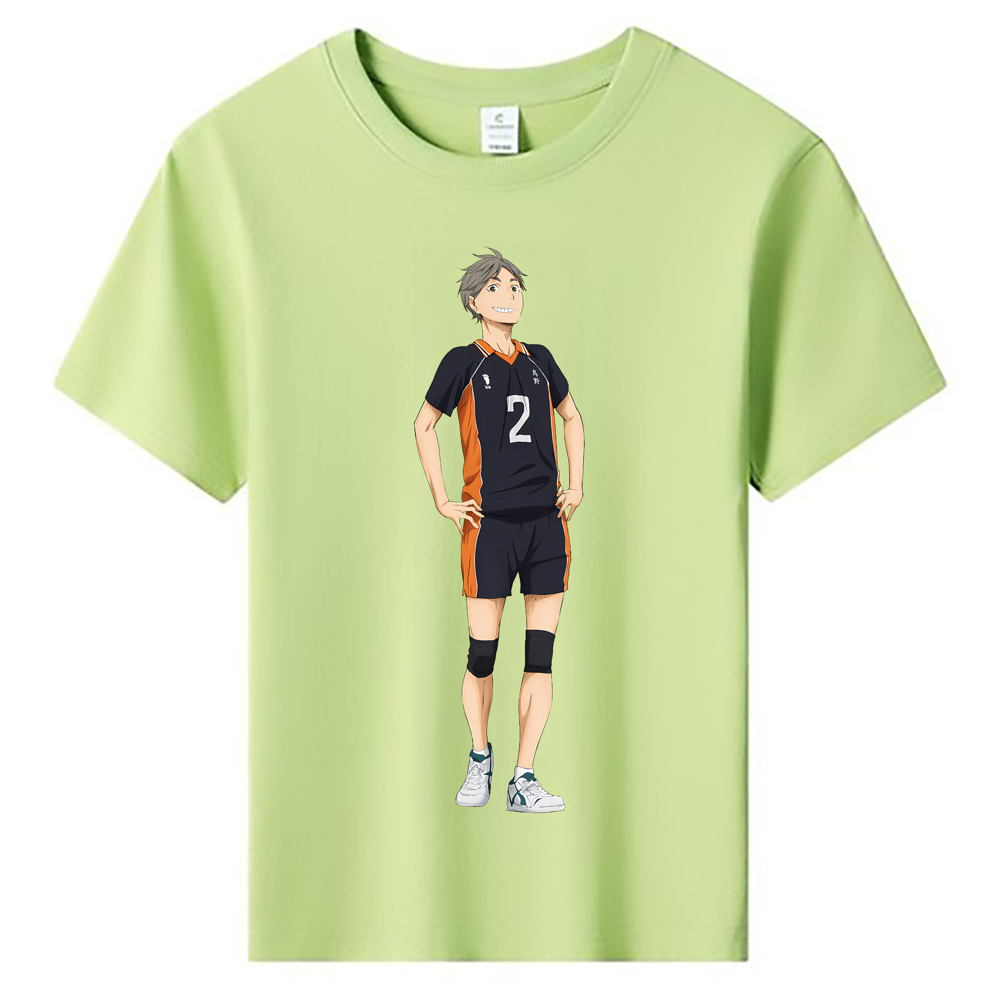 （画像用） ハイキュー!! Haikyu!! 綿100％キッズTシャツ（フロントプリント）